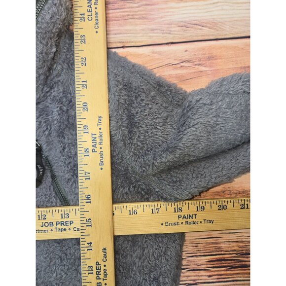 Kühl Womens 1/4 Zip Gray Sherpa Fleece Flight Jacket Small - Picture 9 of 9